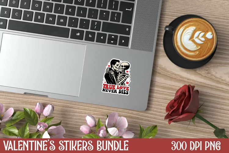 True love never dies Sticker
