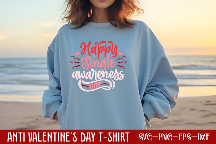 Happy single awareness day SVG