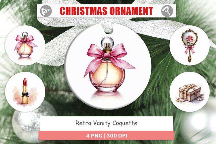 Retro Vanity Coquette Ornament