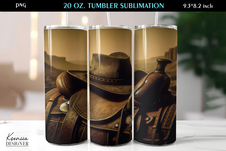 Western|Vintage Cowgirl|Free Spirit Woman|Tumbler Wrap