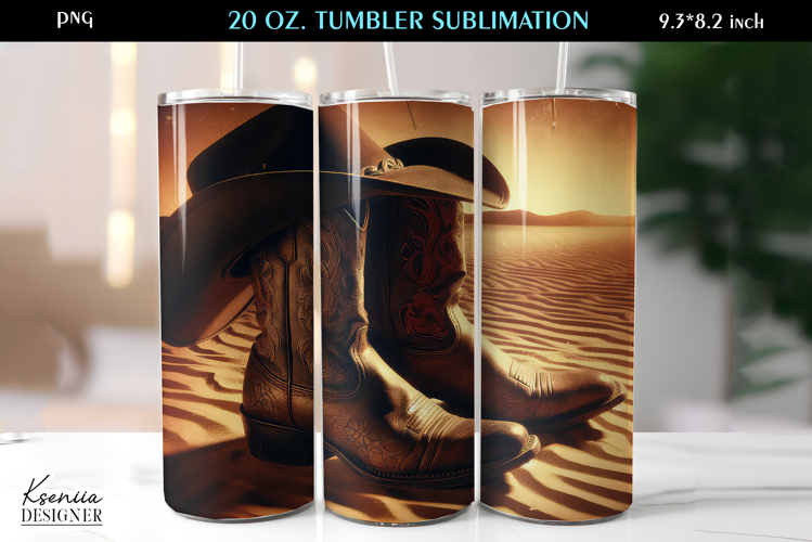 Western|Vintage Cowgirl|Free Spirit Woman|Tumbler Wrap