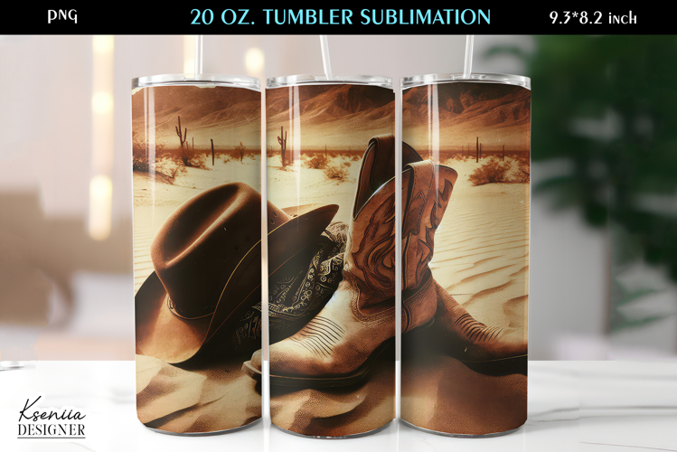 Western|Vintage Cowgirl|Free Spirit Woman|Tumbler Wrap