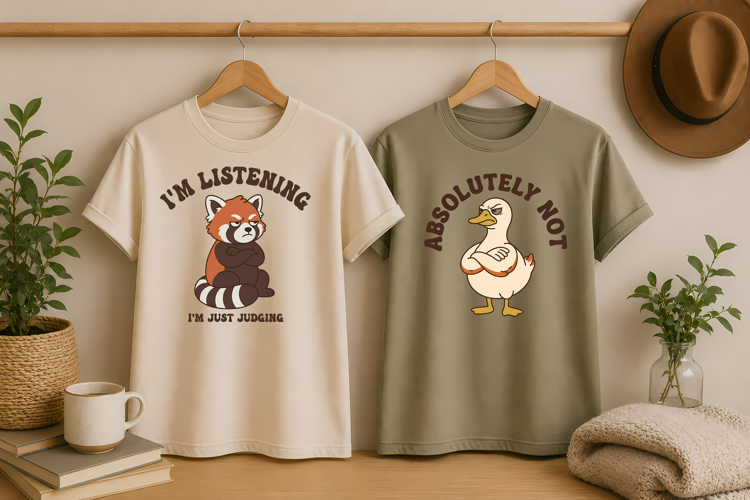 Funny Red Panda and Duck Clipart PNG, Sarcastic Animals