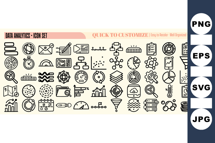 Data Analytics Icon Image 6