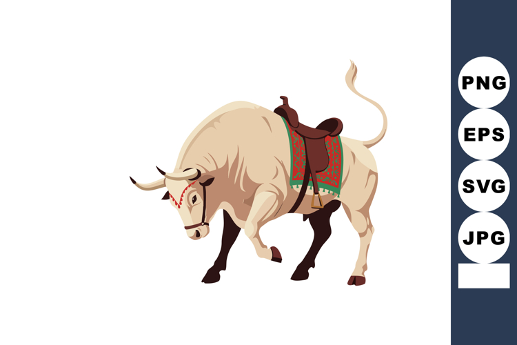 Bull Illustration Image 15