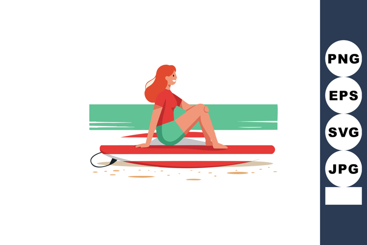 Surfboard Clipart Image 5