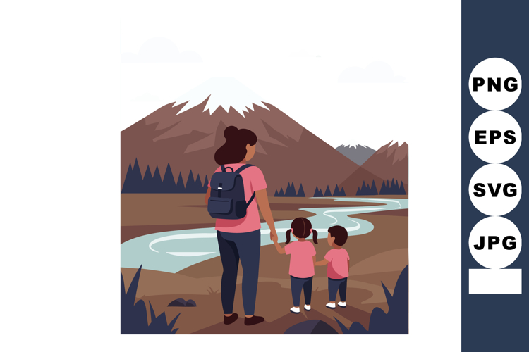 Hiking Clipart Image 3