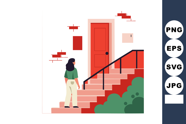 Stairs Clipart Image 3