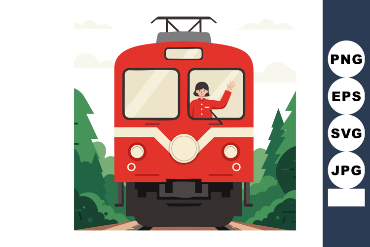 Train Clipart Image 6