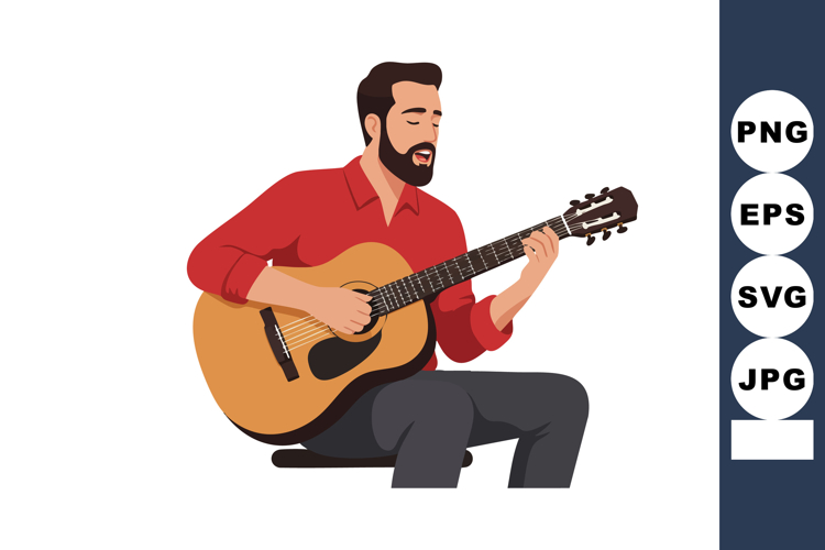 Guitar Clipart Image 12