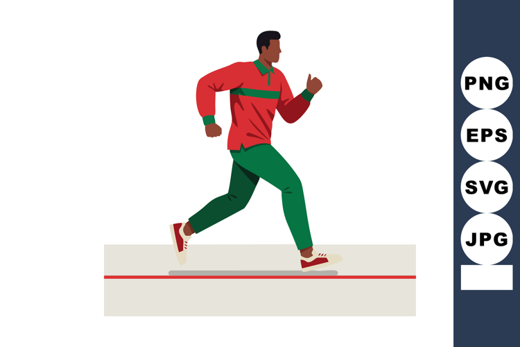 Runner Clipart Image 4