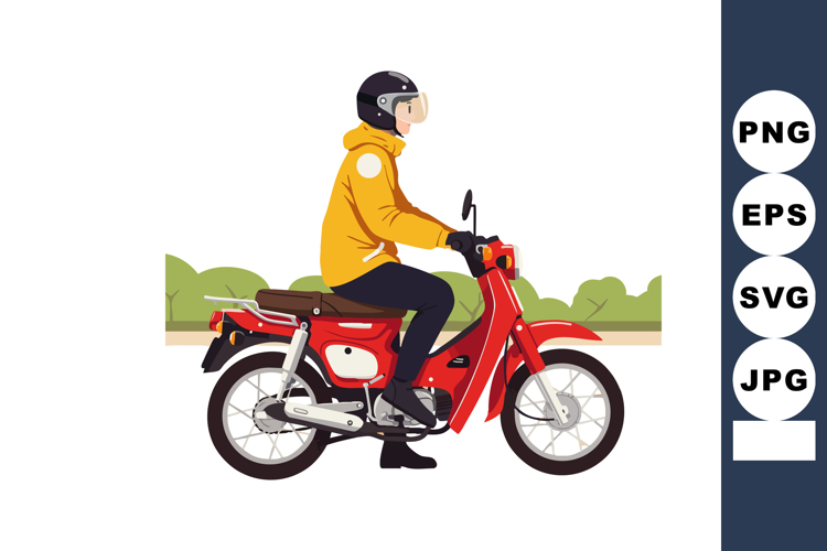 Motorcycle Clipart Image 9
