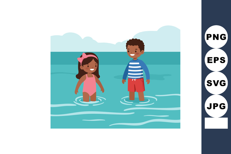 Water Play Clipart Image 3