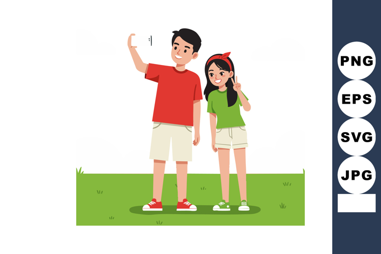 Selfie Clipart Image 6