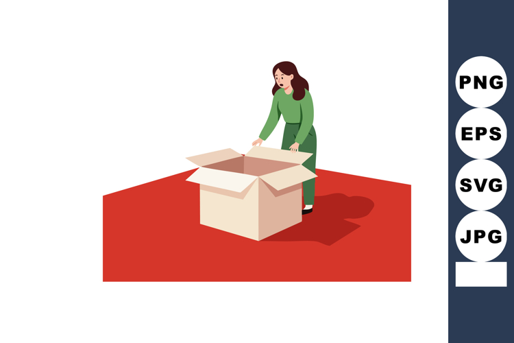 Cardboard Box Clipart Image 5