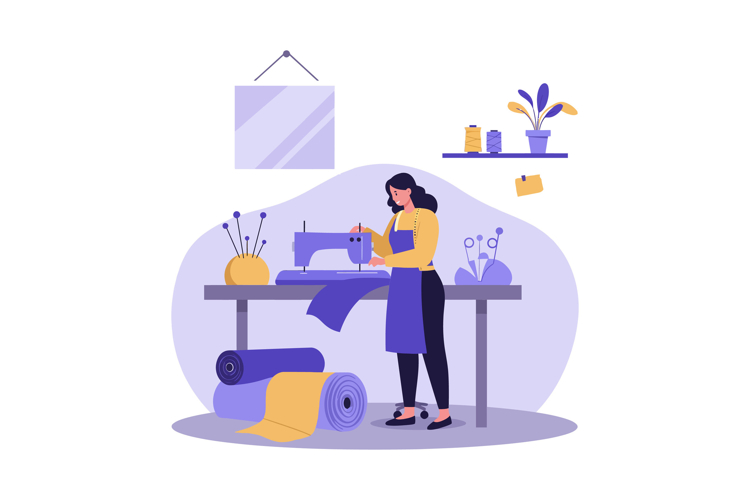 Seamstress Clipart