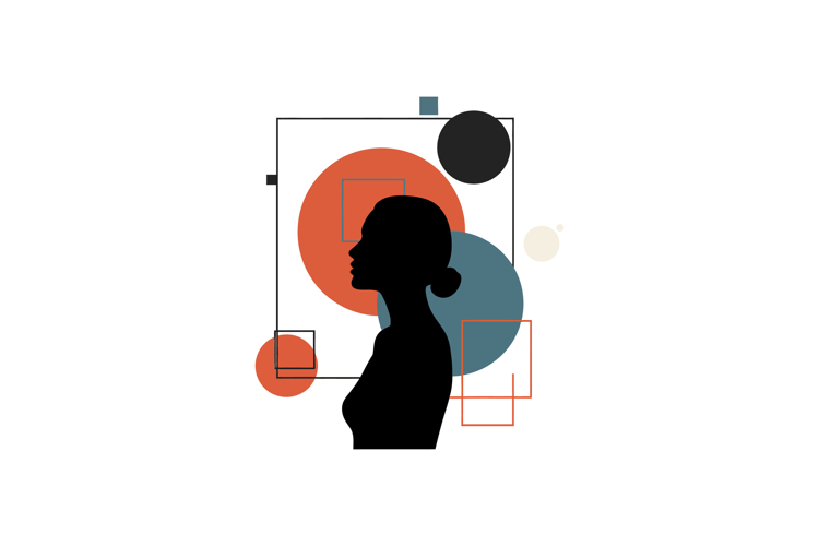 Silhouette Of Woman Image 13