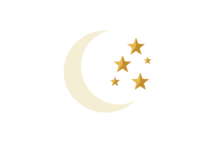 Crescent Moon Illustration Image 7