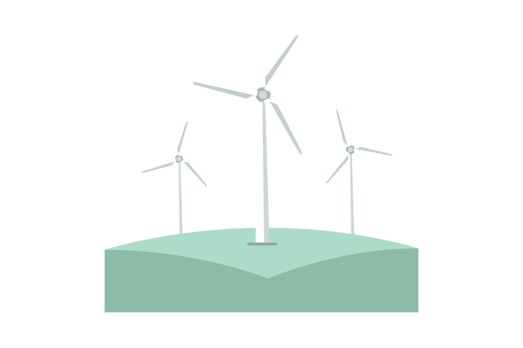 Wind Turbine Clipart Image 13