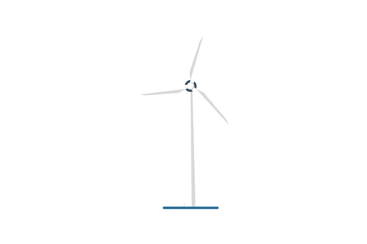 Wind Turbine Clipart Image 19