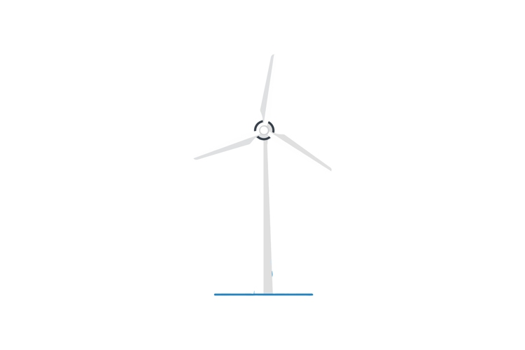 Wind Turbine Clipart Image 11