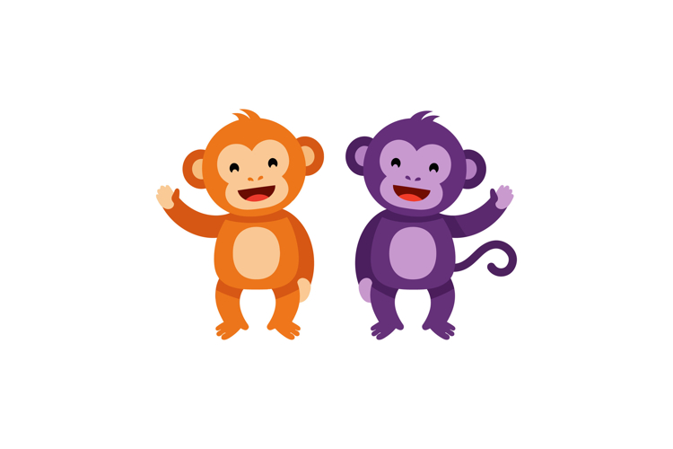 Cute Monkey Clipart Image 14
