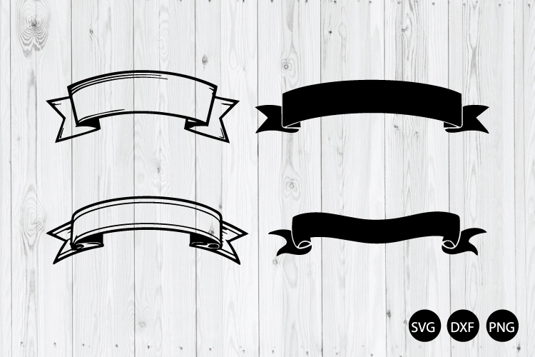 Ribbon Banner SVGs Image 2