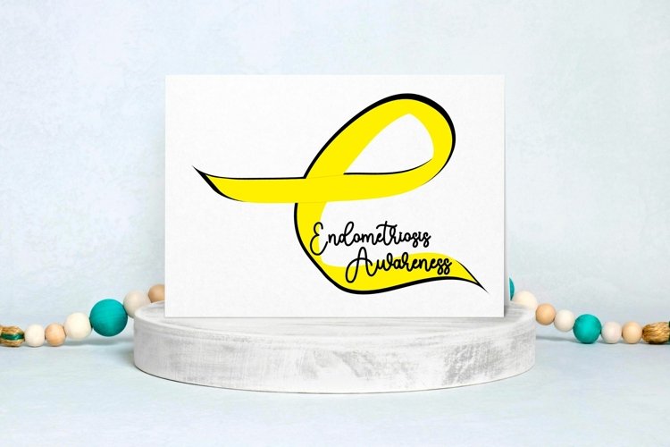 Endometriosis Awareness Ribbon spoonie/awareness