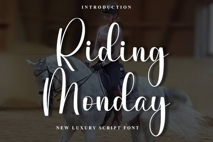 Riding Monday example image 1