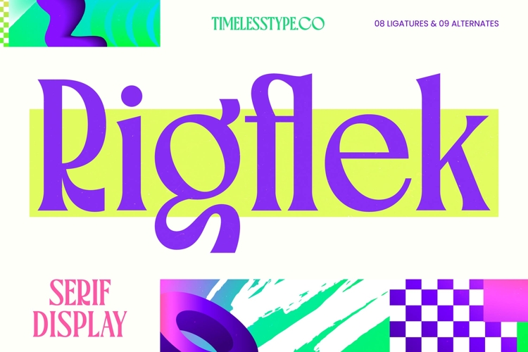 Rigflek - Serif Display Font