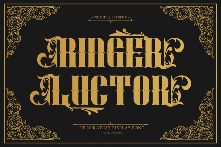 Ringer Luctor | Decorative Display Font example image 1