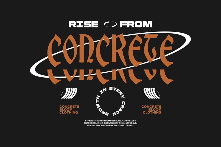 Minimal Typography Streetwear | Motivational Quotes