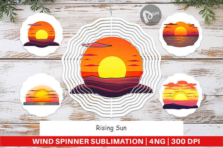 Wind Spinner Rising Sun