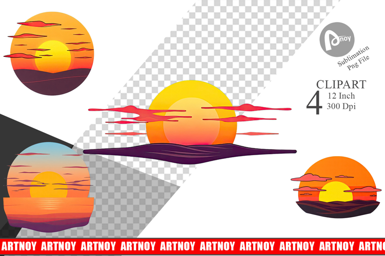 Rising Sun Clipart