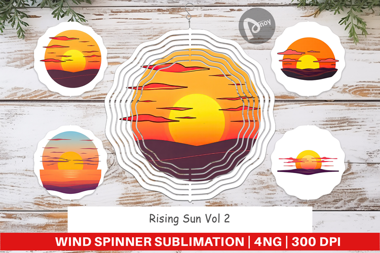 Wind Spinner Rising Sun