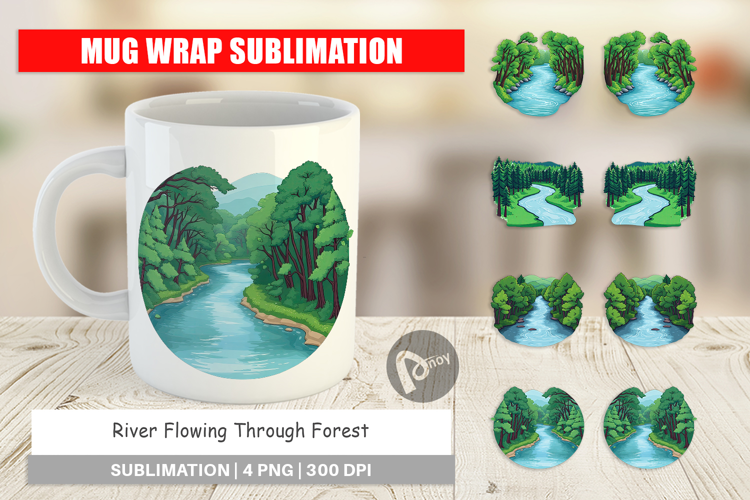 Mug Wrap Forest River