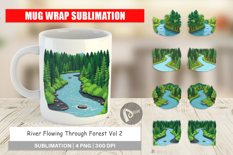 Mug Wrap Forest River