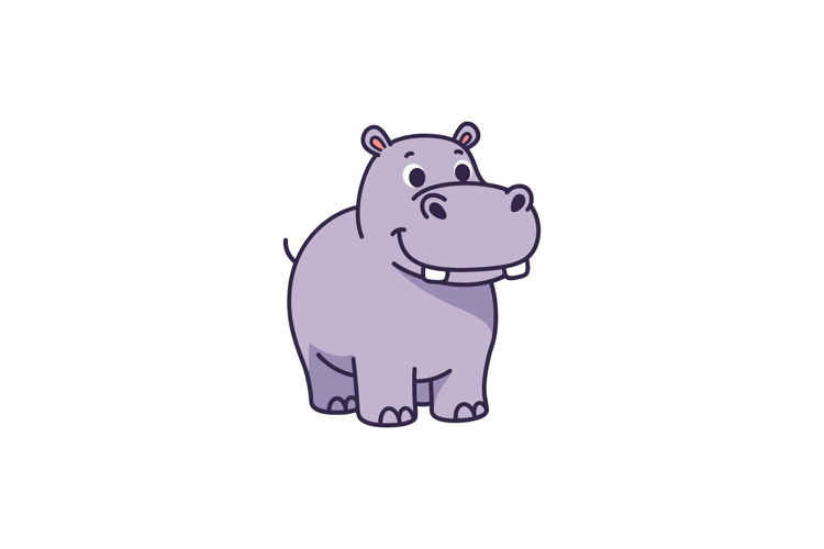 Hippo Illustration