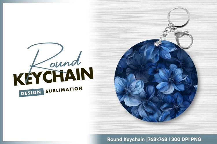 Blue Flowers Clipart Image 12