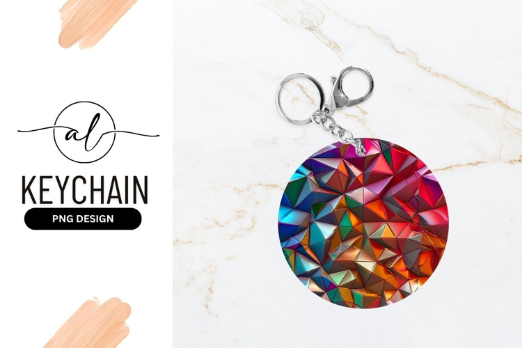 Abstract Geometric Sphere with Colorful Triangular Facets