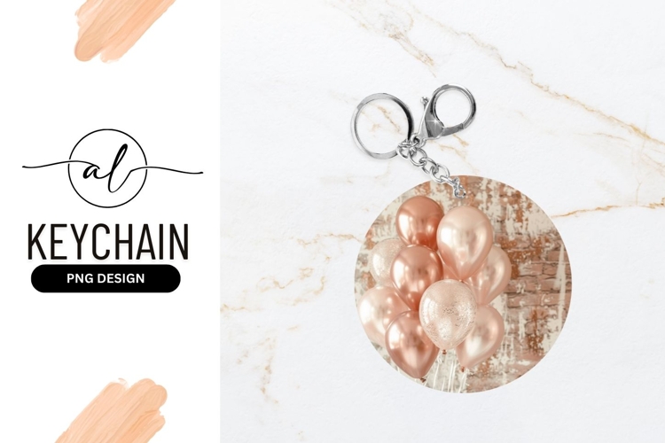Elegant rose gold balloons decoration