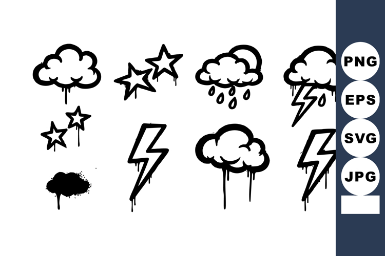 Cloud With Rain Clipart Image 20