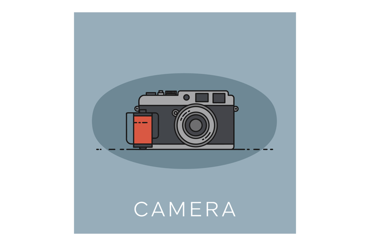 Camera Lens Vector Image 11