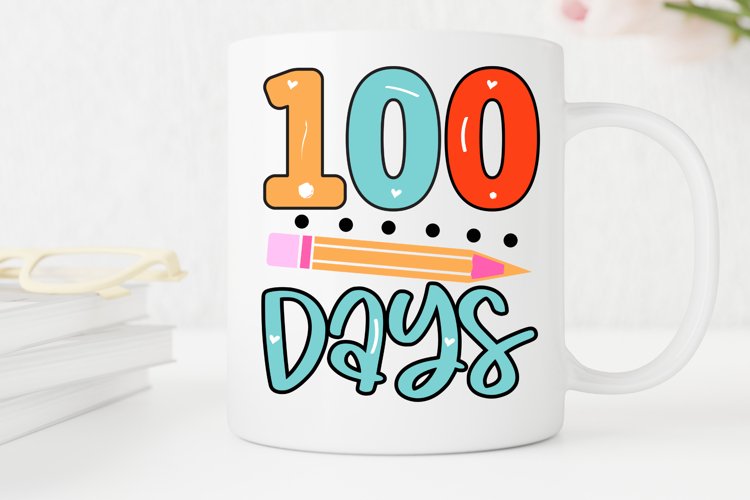 100 days Svg, 100 Days Svg Design