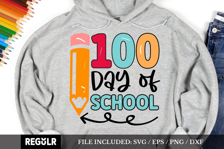 100 Days SVGs Image 20