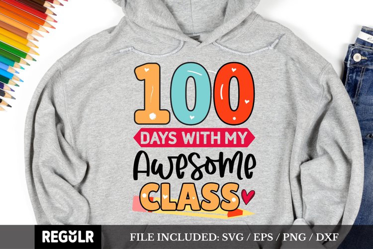 100 Days SVGs Image 18