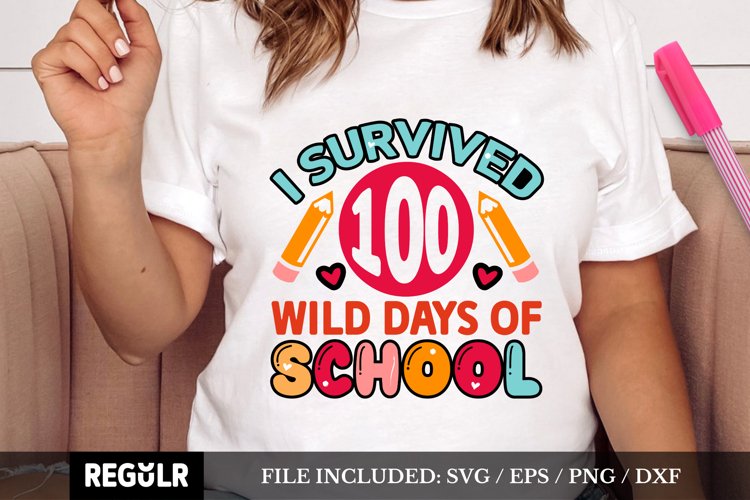 100 Days SVGs Image 11