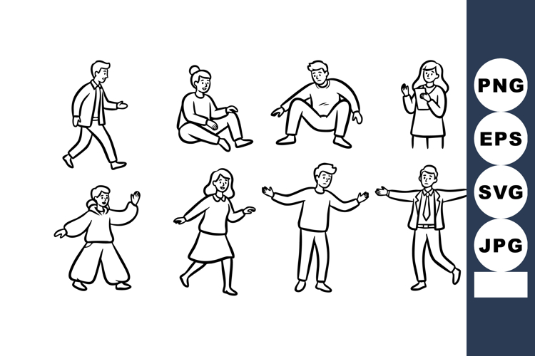 Group Of People Clipart Image 7
