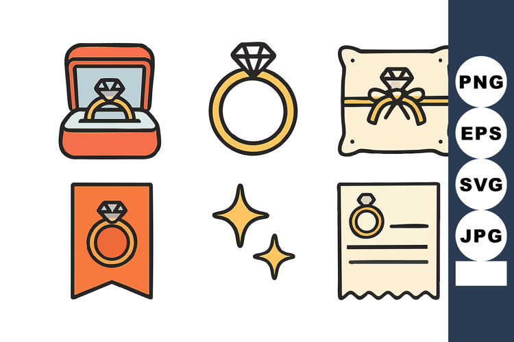 Diamond Ring Clipart Image 9