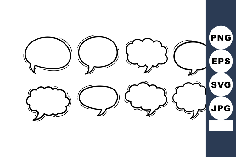 Speech Bubble Clipart Image 23